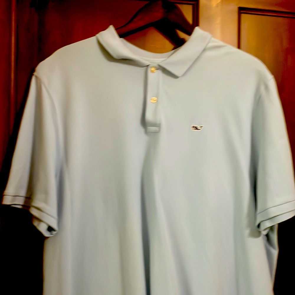 Men’s XL light blue short sleeve polo